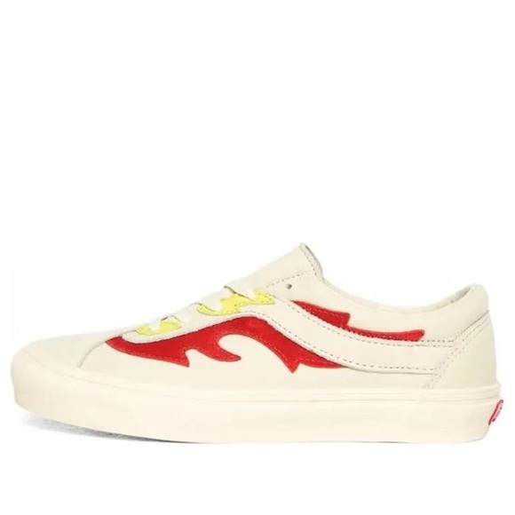 VANS Flamethrower Sneakers with Red and Yellow Flame Design - Picture 1 of 12